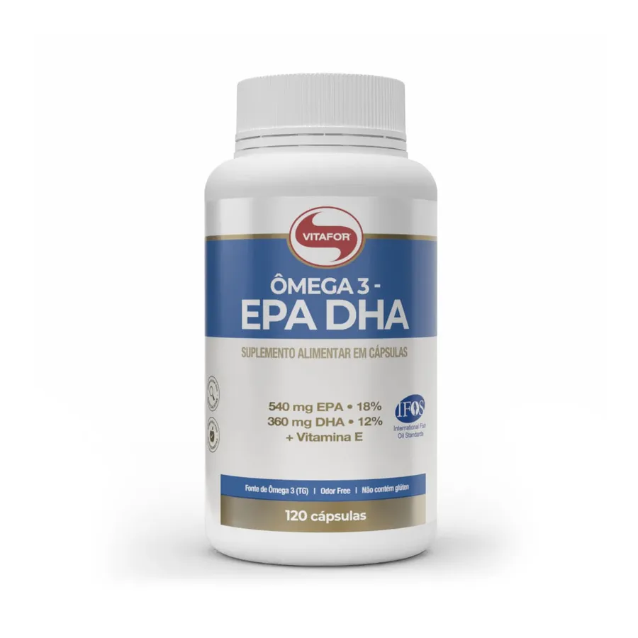 Vitafor Ômega 3 EPA DHA 1g 120 Cápsulas