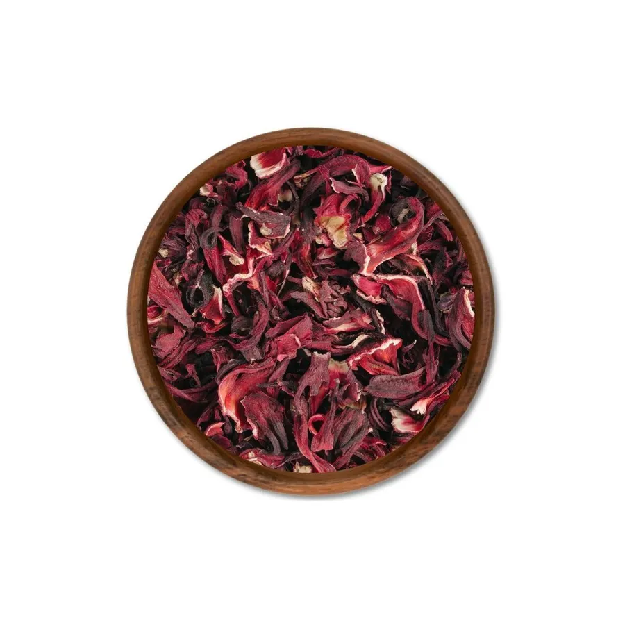 Hibisco Flor para Chá 50g, 100g e 200g (pouch kraft)