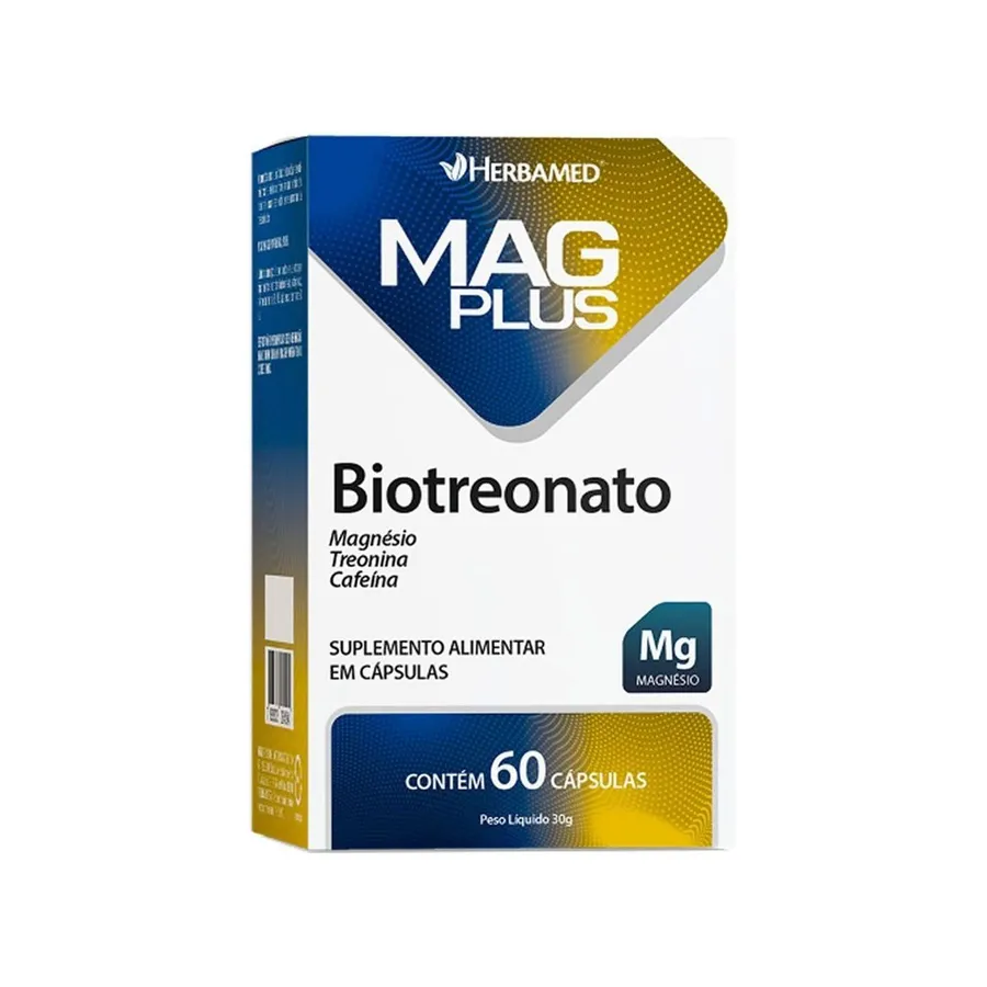 Herbamed MagPlus Biotreonato - 60 Cápsulas