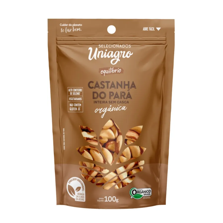 Uniagro Castanha do Pará Orgânica 100g