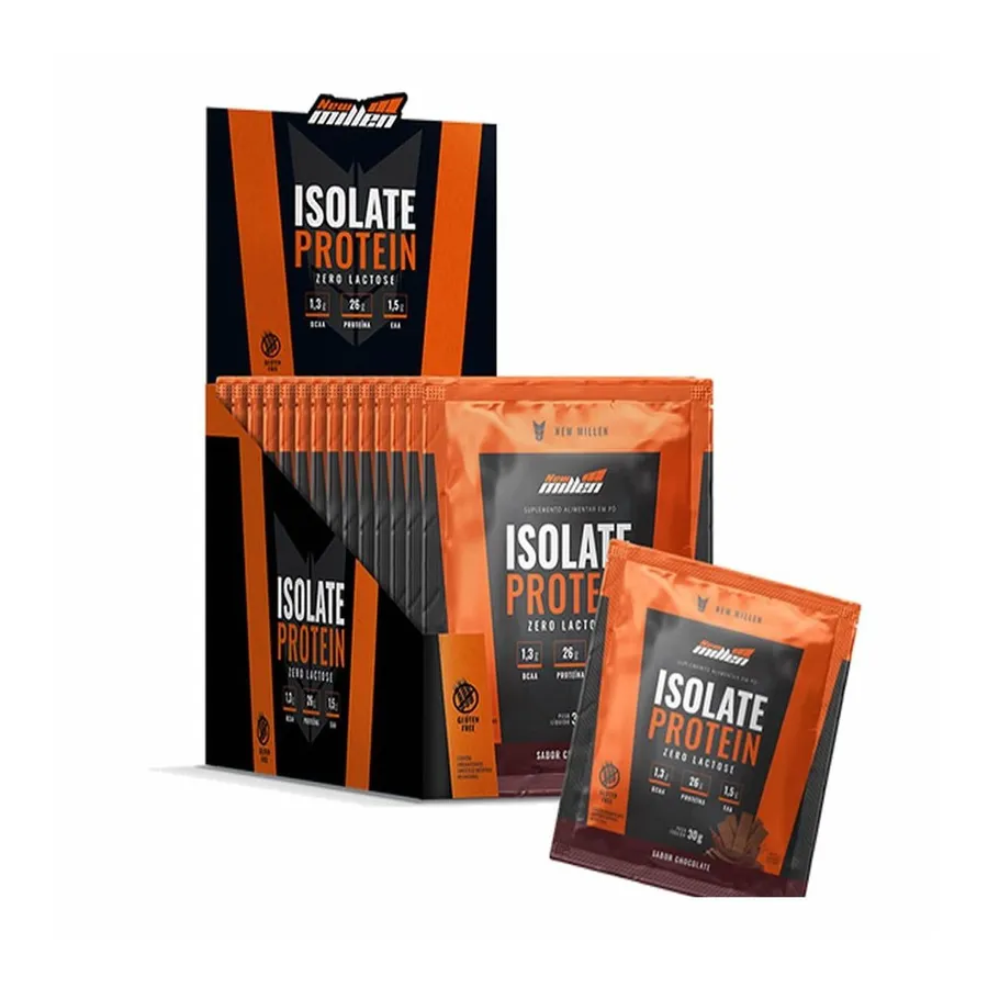 New Millen Isolate Protein Zero Lactose - 15 Sachês 30g — foto 4