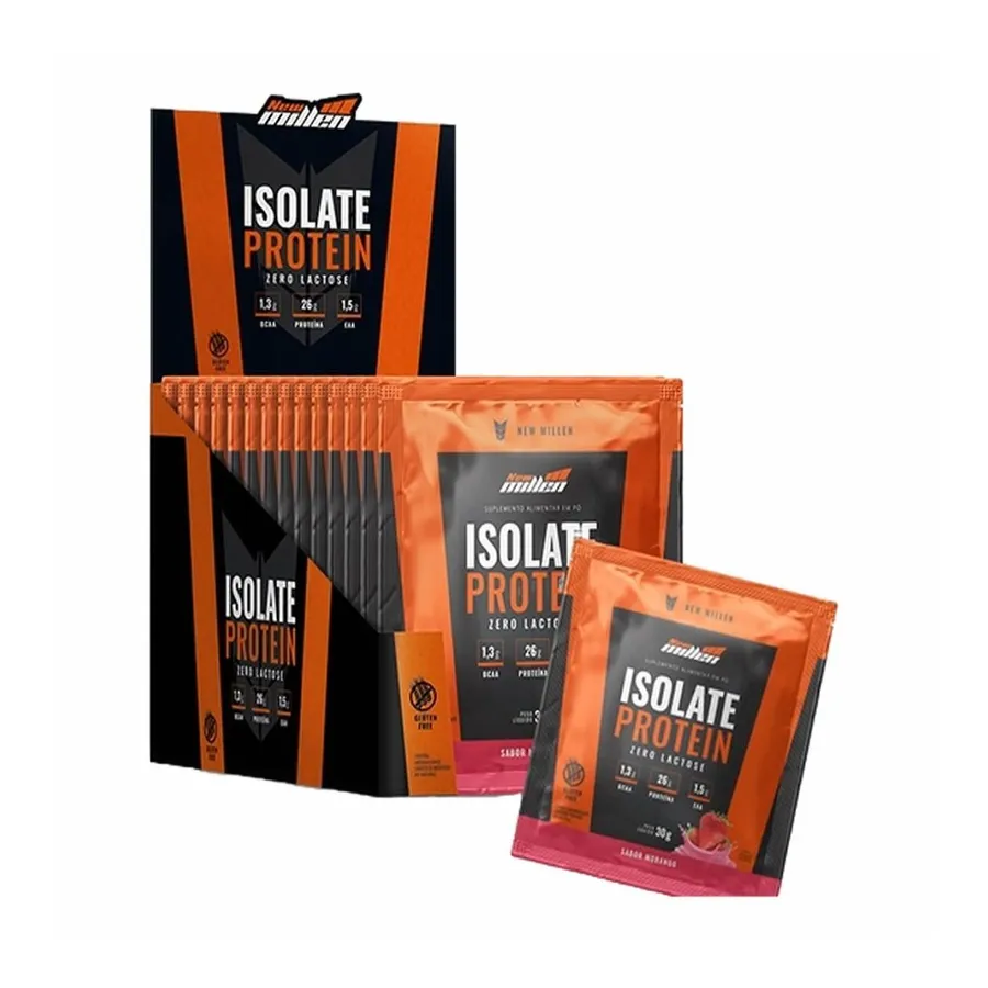 New Millen Isolate Protein Zero Lactose - 15 Sachês 30g — foto 5