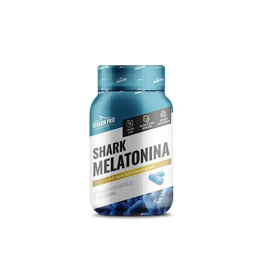 Shark Pro Melatonina - 60 Cápsulas
