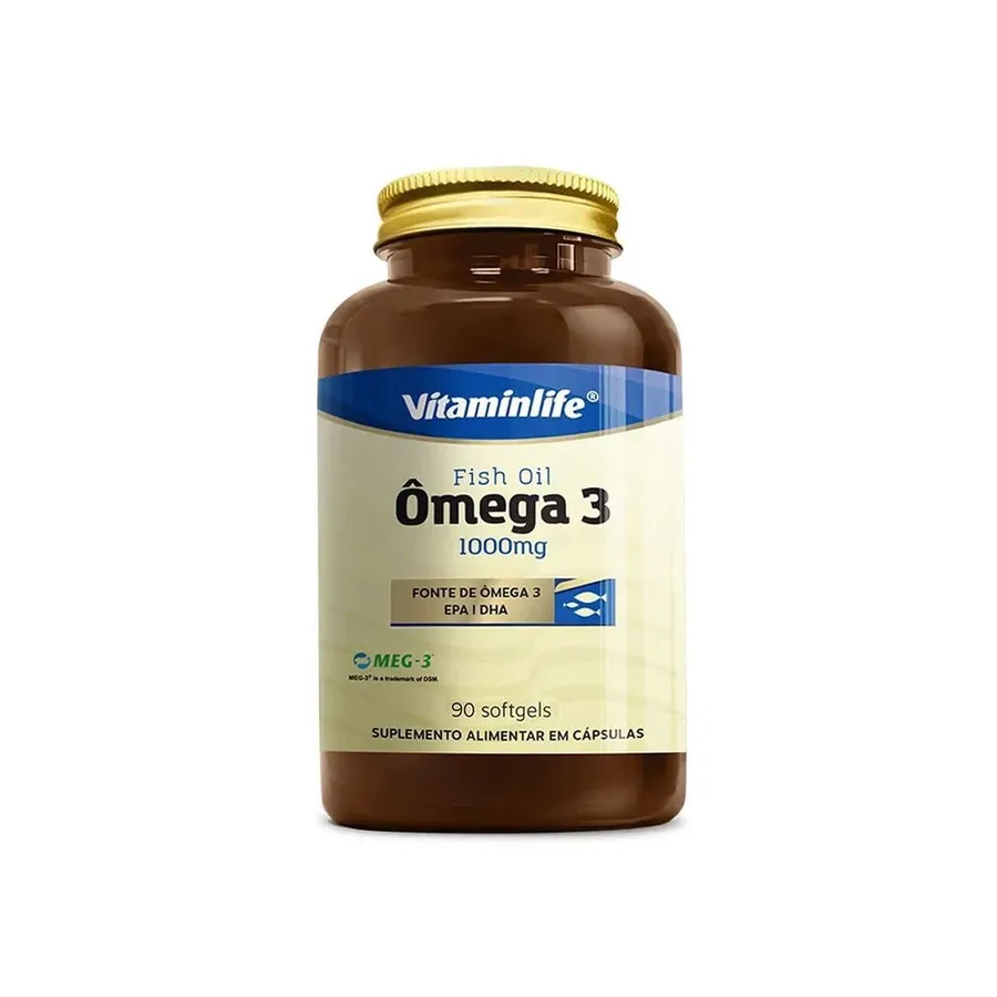 VitaminLife Ômega 3 1000mg - 90 Cápsulas