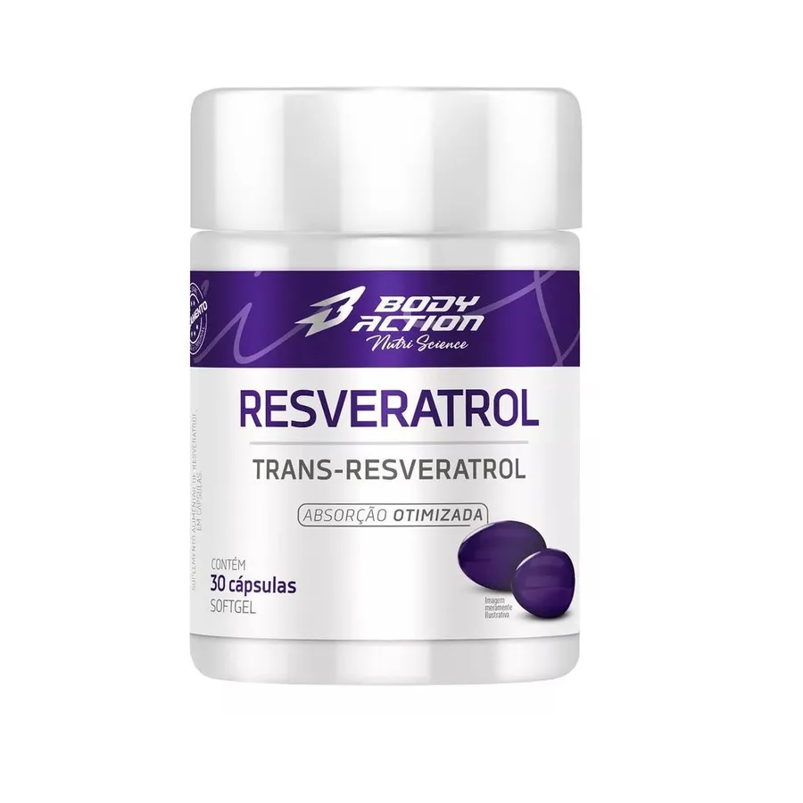 Body Action Resveratrol - 30 Cápsulas