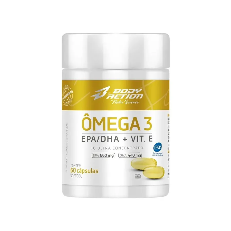 Body Action Ômega 3 - 60 Cápsulas