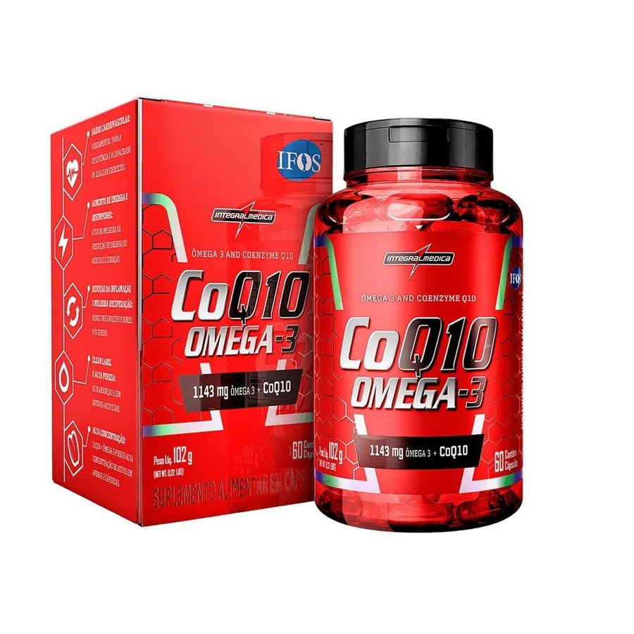 Integralmédica COQ10 Ômega 3 - 60 Cápsulas