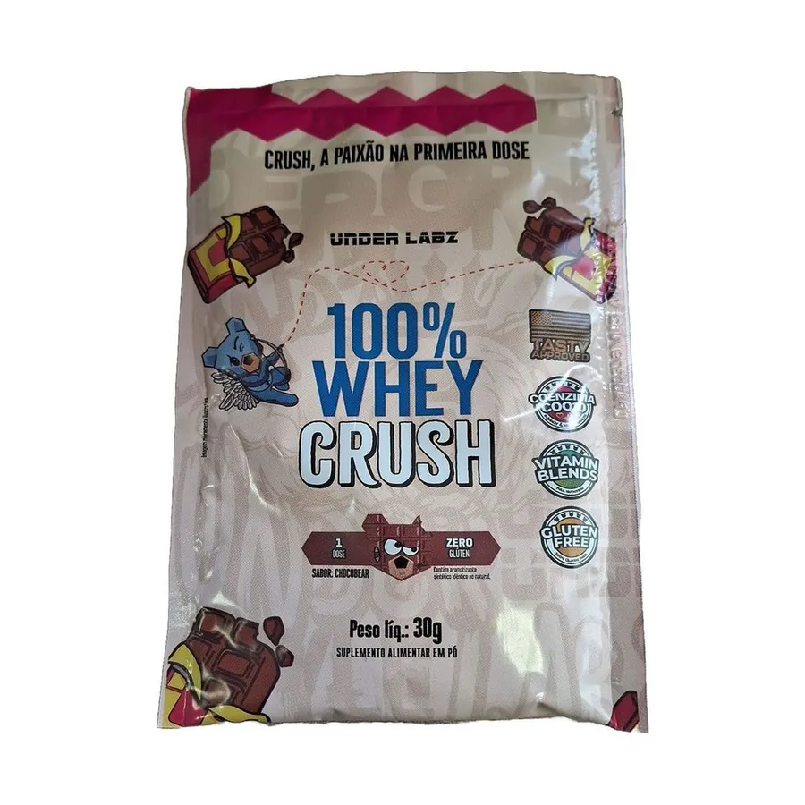 Under Labz 100% Whey Crush - 1 Sachê Chocobear 30g