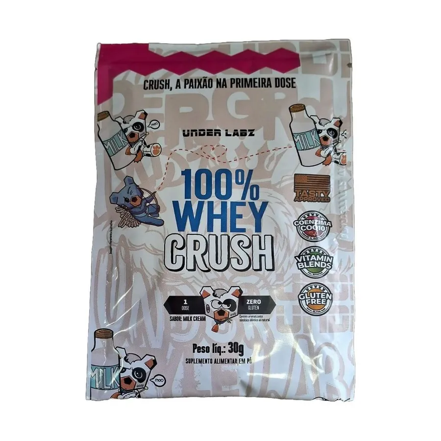 Under Labz 100% Whey Crush - 1 Sachê Milk Cream 30g