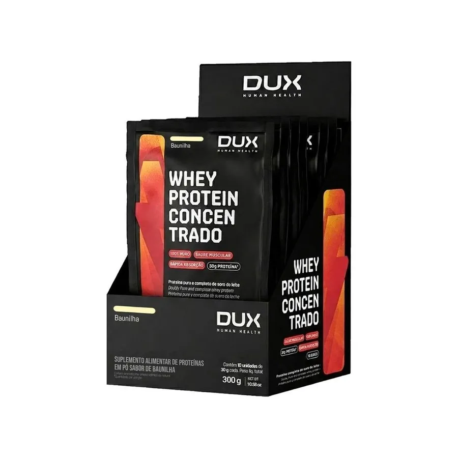 Dux Nutrition Whey Protein Concentrado - 10 Sachês 30g — foto 3
