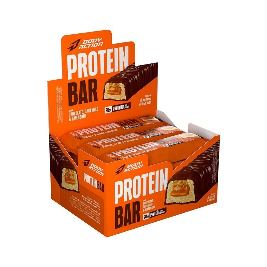 Bodyaction Protein Bar - 12 Unidades 55g — foto 4