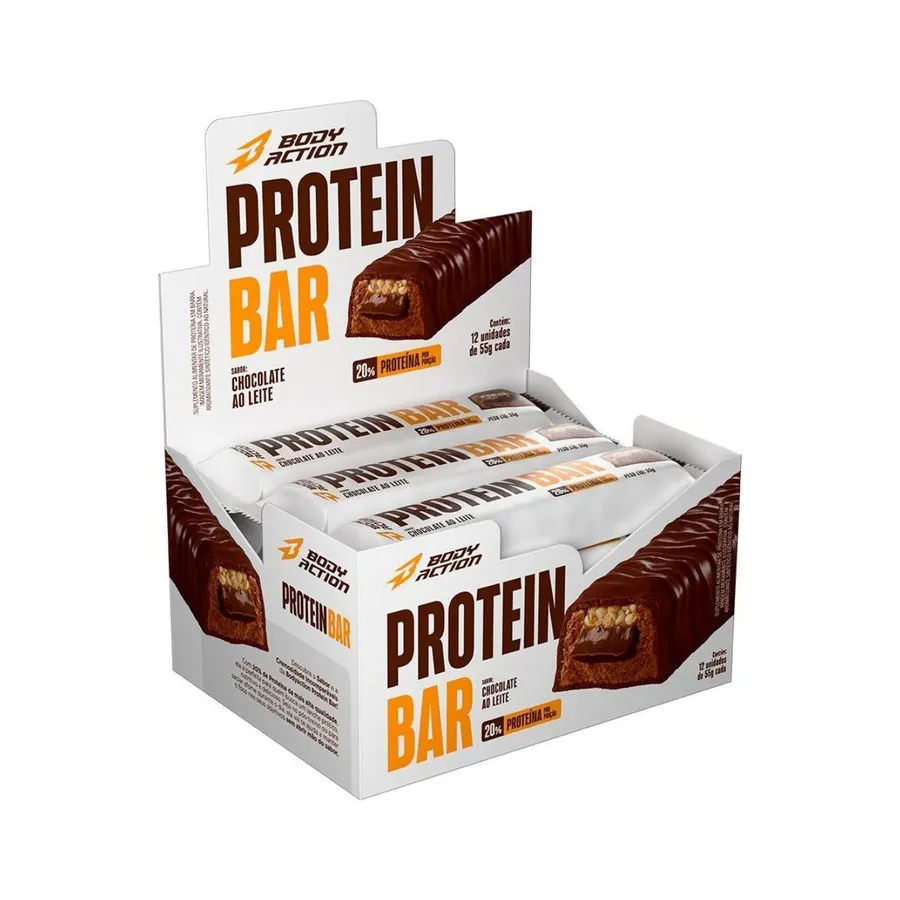 Bodyaction Protein Bar - 12 Unidades 55g — foto 5