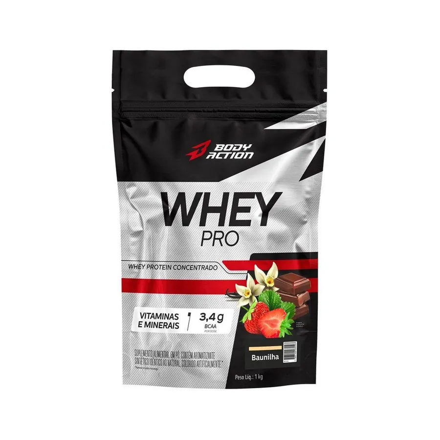 BodyAction Whey Pro - Refil 1000g — foto 3