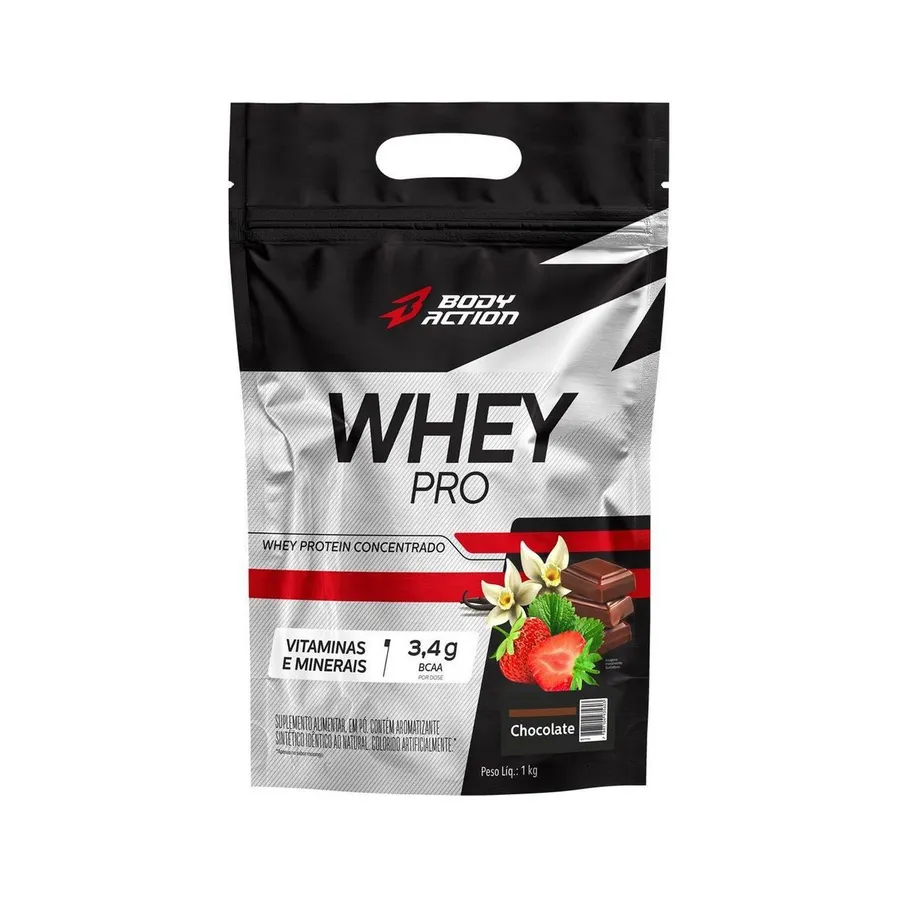 BodyAction Whey Pro - Refil 1000g — foto 4