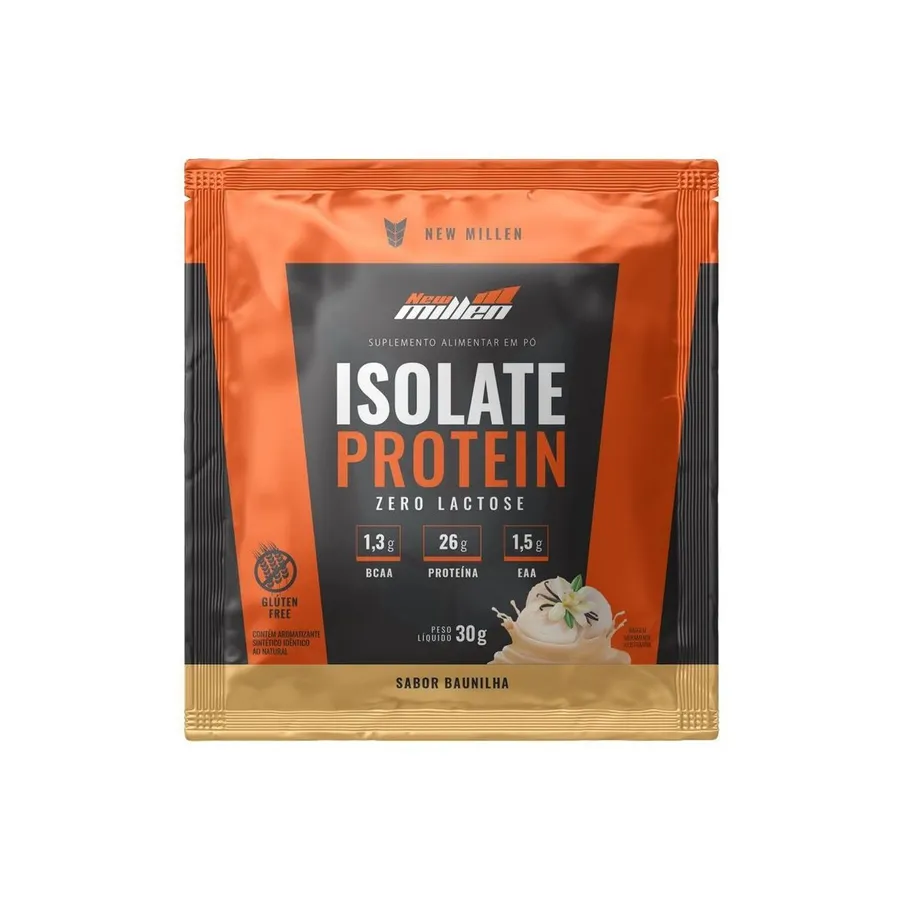 New Millen Isolate Protein Zero Lactose - 1 Sachê 30g — foto 3