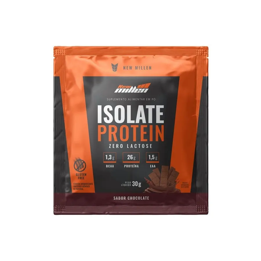 New Millen Isolate Protein Zero Lactose - 1 Sachê 30g — foto 4