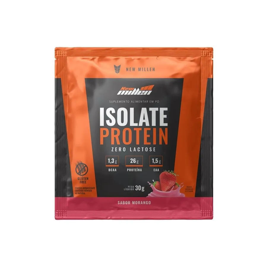 New Millen Isolate Protein Zero Lactose - 1 Sachê 30g — foto 5