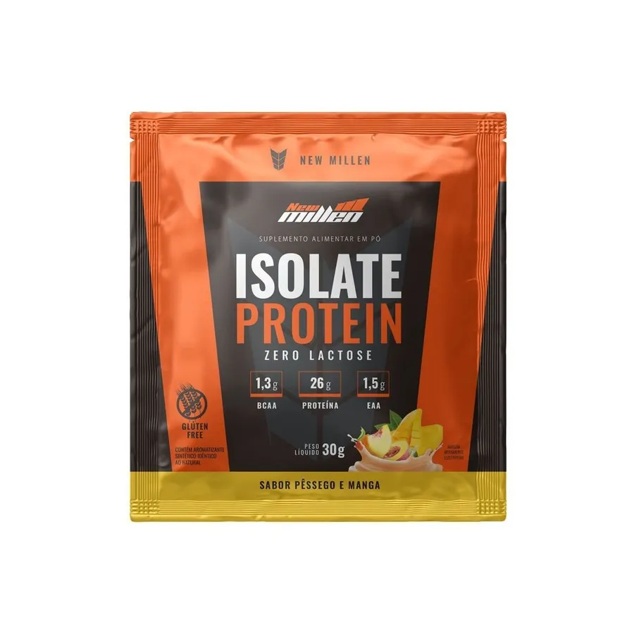 New Millen Isolate Protein Zero Lactose - 1 Sachê 30g — foto 6