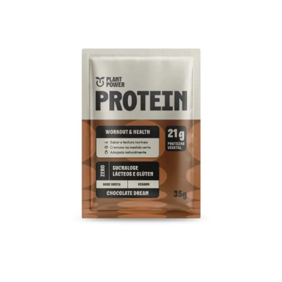 Positive Company Protein Chocolate Dream Sachê (10 unidades) - Plant Power 35g