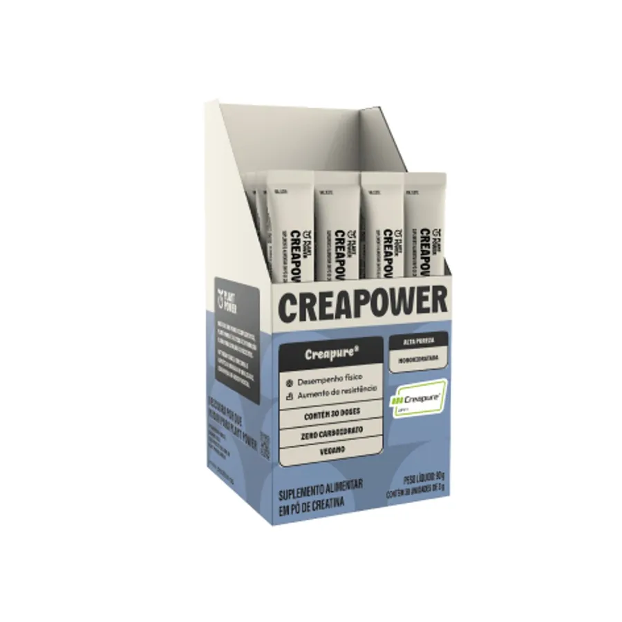 Positive Company Creapower Creapure® Sachê (30 unidades) - Plant Power 3g