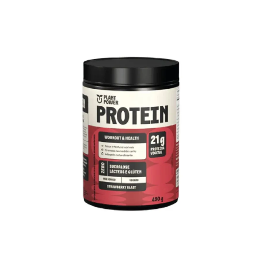 Positive Company Protein Strawberry Blast - Plant Power 490g