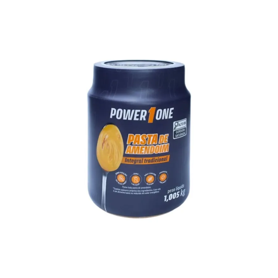 Power one Pasta de Amendoim Tradicional 1,005kg