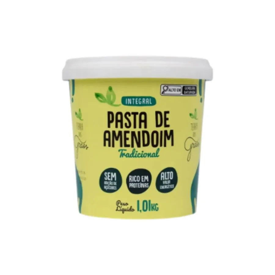 Pasta de Amendoim Tradicional -Terra dos Grãos 1,01kg