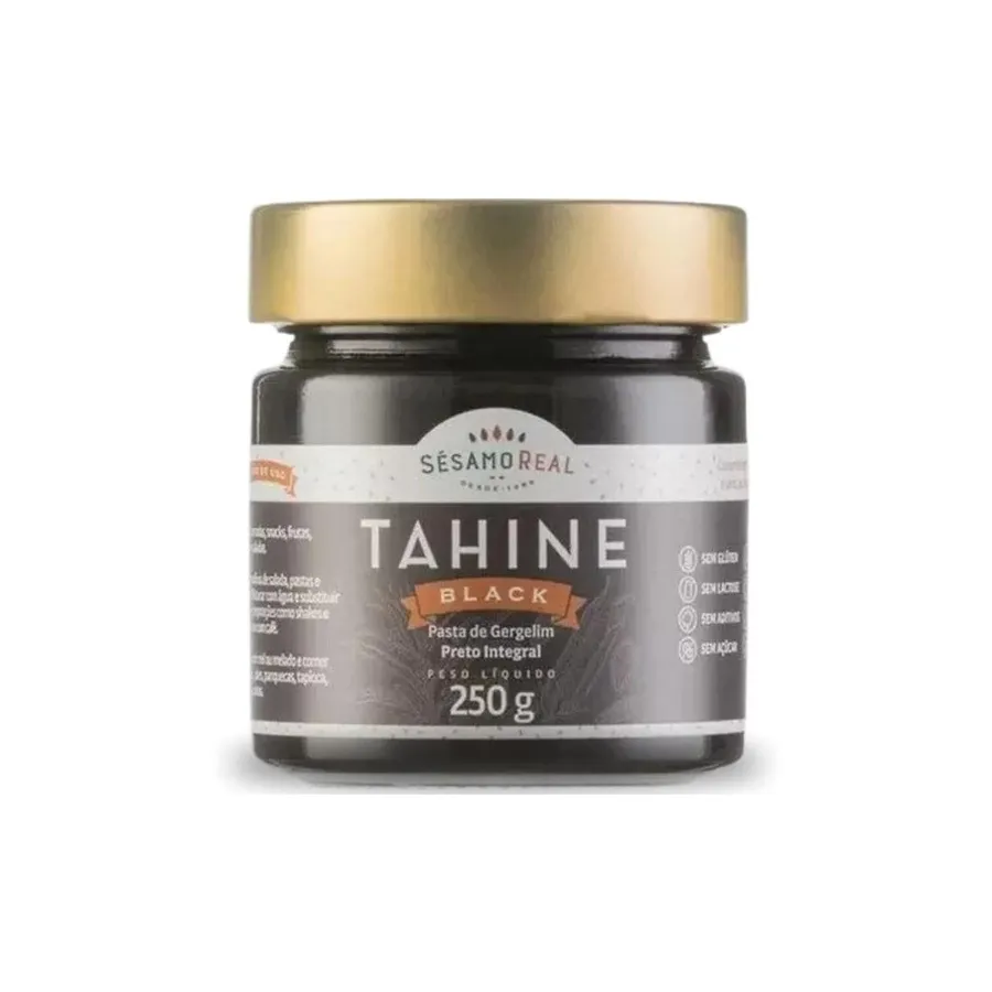 Tahine Black (Gergelim Preto) - Sésamo Real 220gr