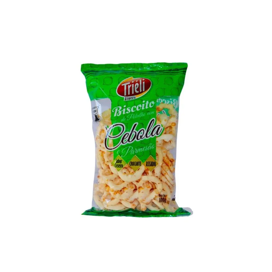 Triéli Biscoito de Polvilho com Cebola e Parmesão 100g