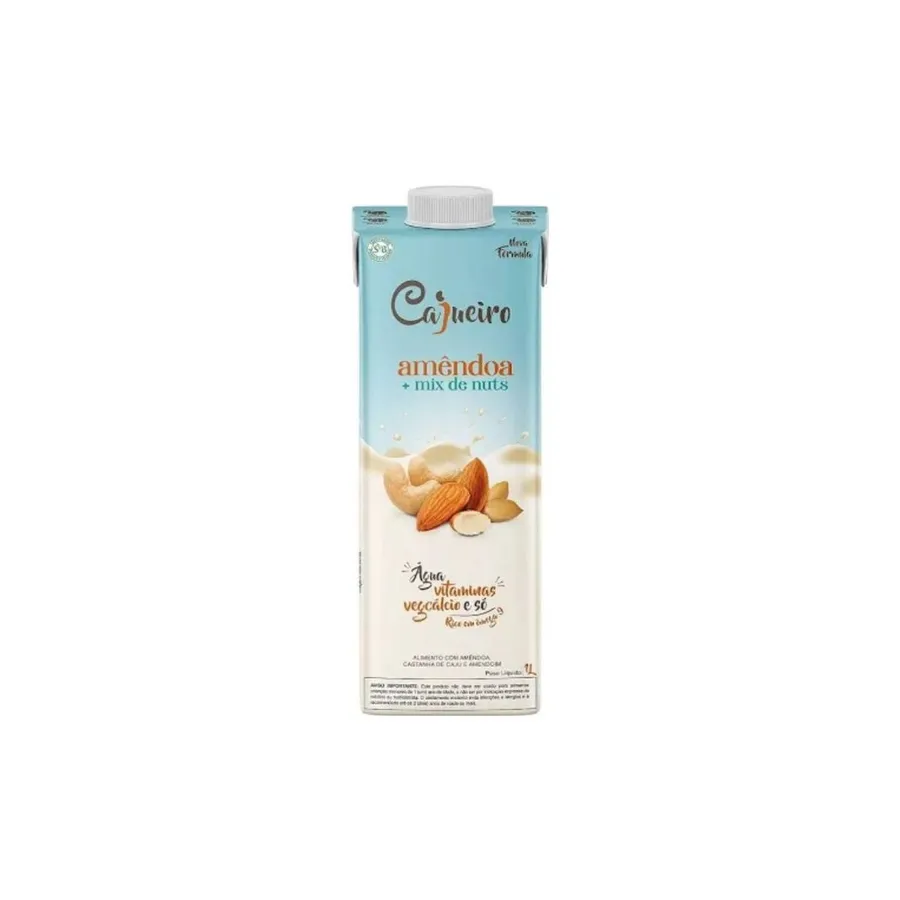 Leite de Amêndoas + Mix de Nuts - Cajueiro 1L