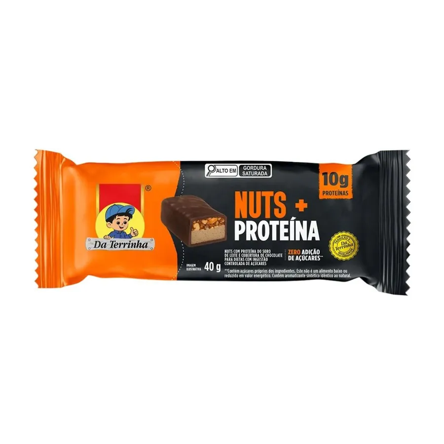 Urbano Barra de Cereais com Proteína Da Terrinha 40g - de Proteína 10g