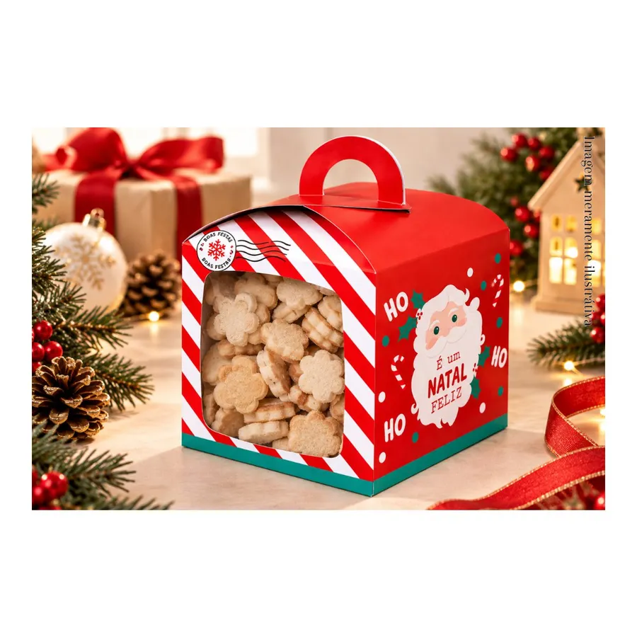 Presente de Natal - Biscoitos & Amêndoas