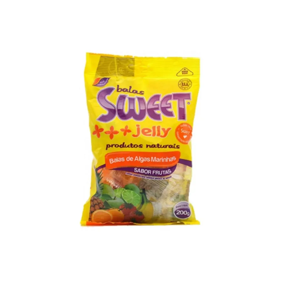 Sweet Jelly Bala de Algas Frutas 200g