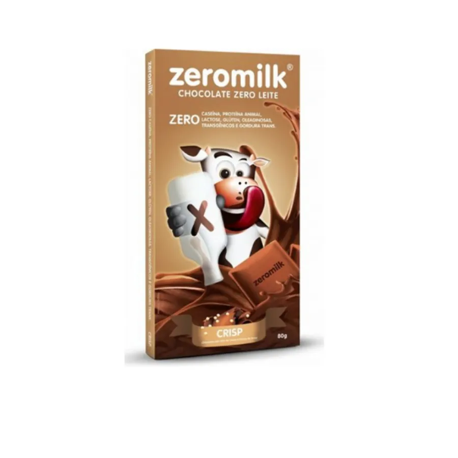 Genevy Zeromilk 40% Cacau Crisp 80g