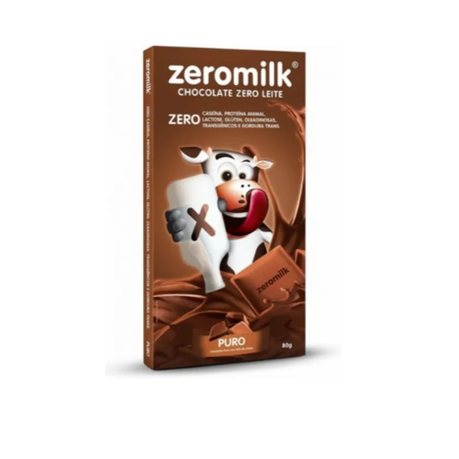 Genevy Zeromilk 40% Cacau Puro 80g