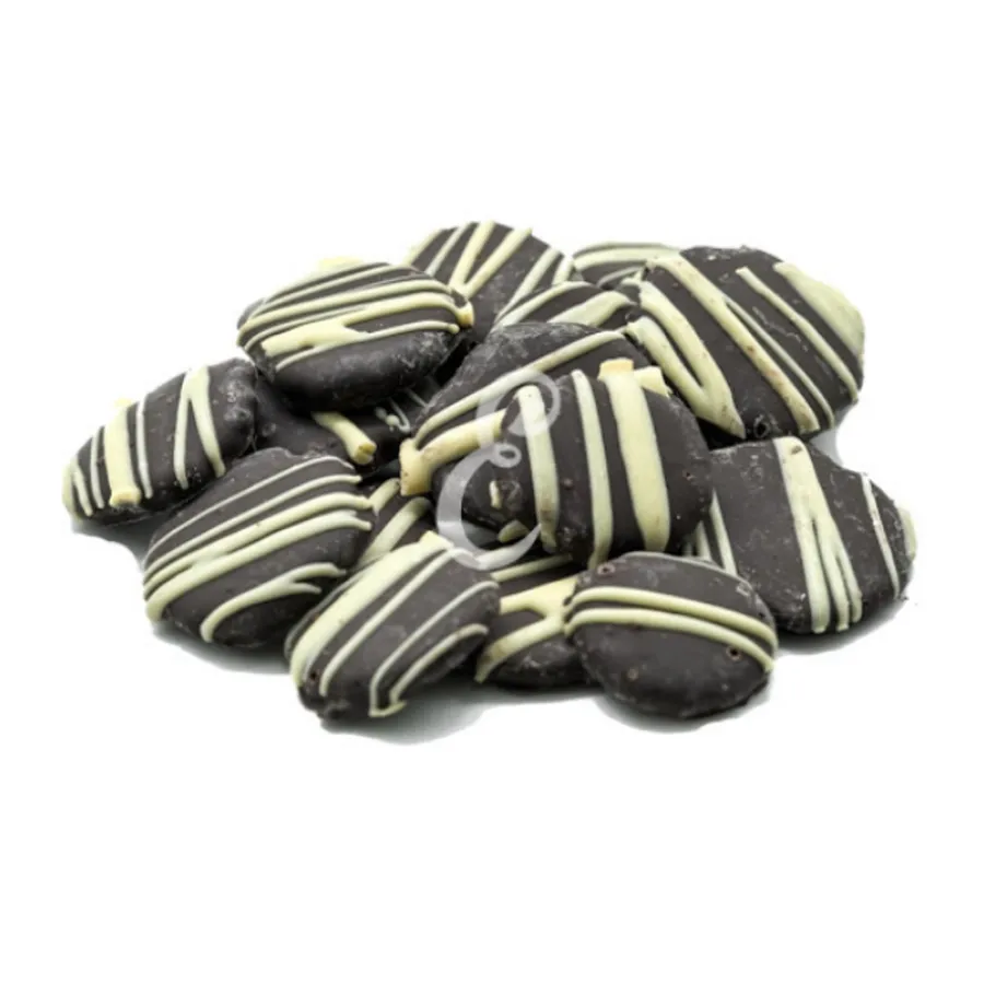 Biscoito Sembei com chocolate 70%