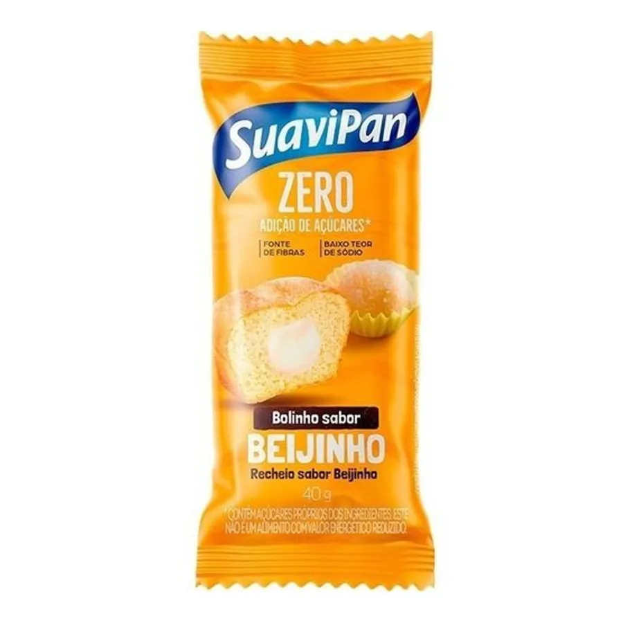 Bolinho Beijinho Zero Suavipan 40g