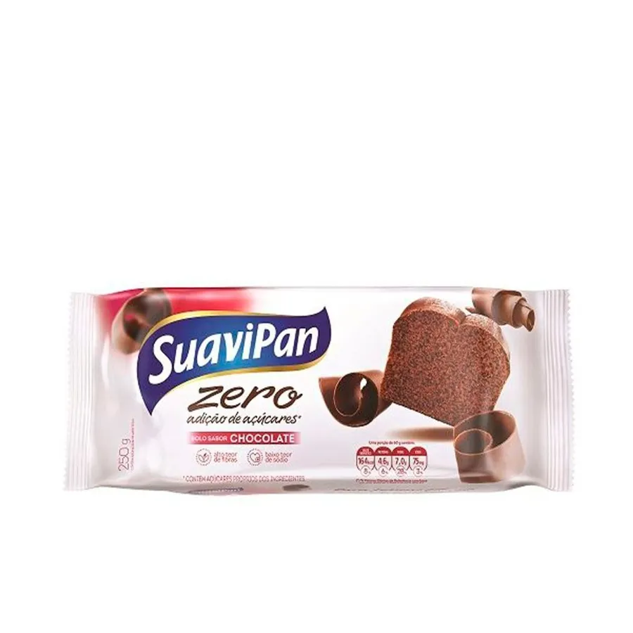 Bolo Chocolate Zero Suavipan 250g