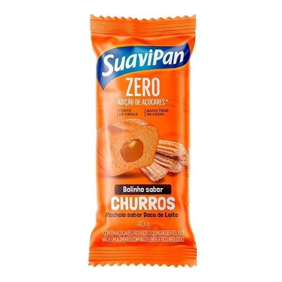 Bolinho Churros Zero Suavipan 40g