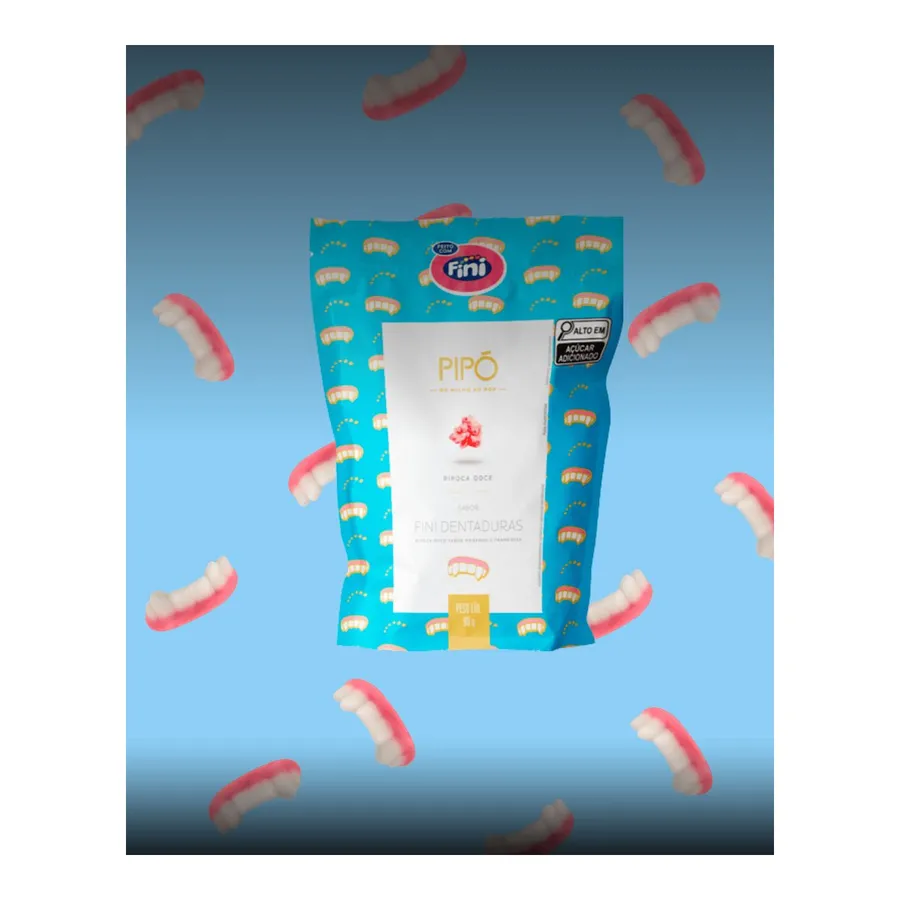 Pipo Pipoca Gourmet Fini Dentaduras