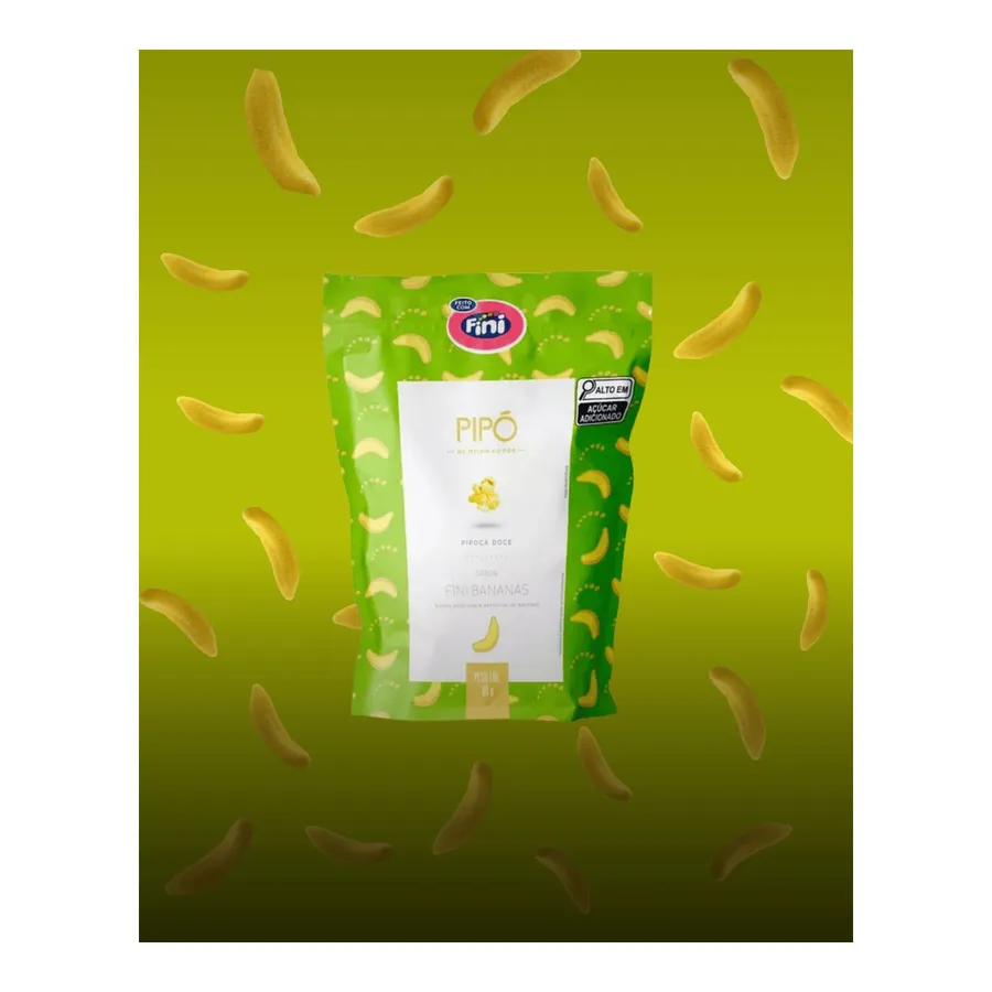 Pipo Pipoca Gourmet Fini Banana