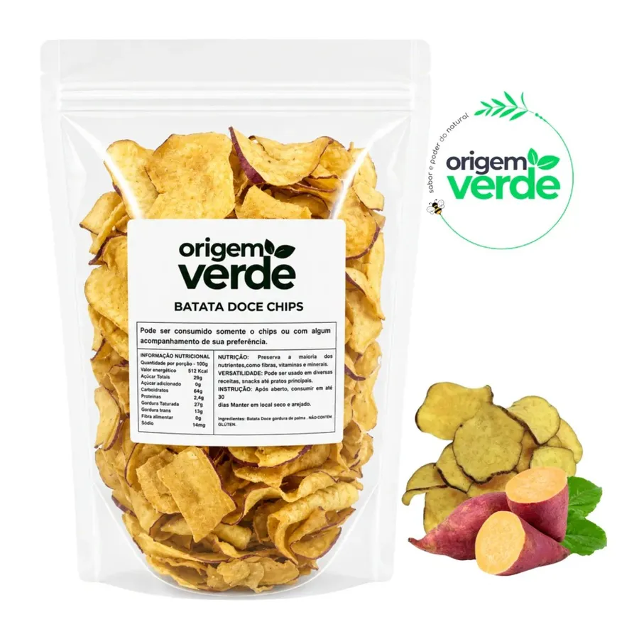 Origem Verde Chips de Batata-Doce Crocante — foto 2