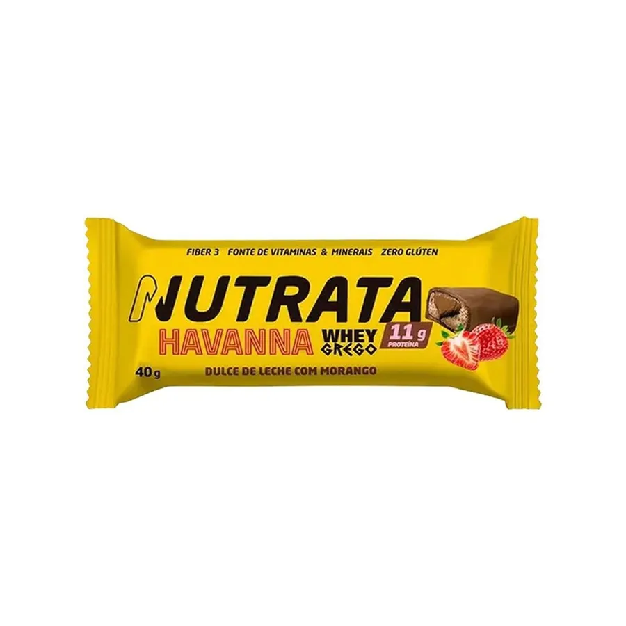 Nutrata Barra Whey Grego Bar - 1 Unidade Leche Havanna 40g — foto 3