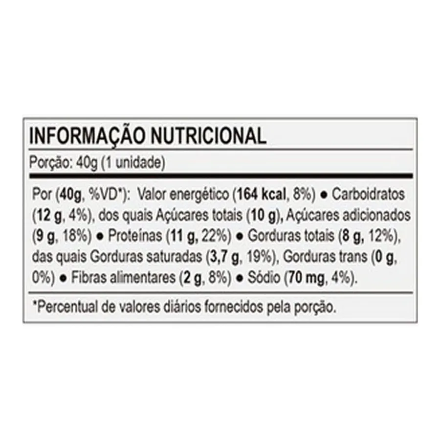 NewNutrition Barra Proteica Gourmet - 12 Unidade 40g — foto 2