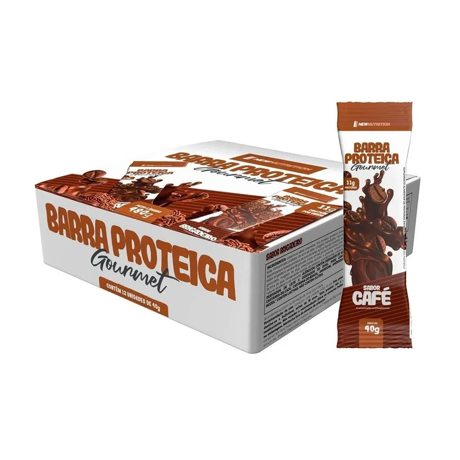 NewNutrition Barra Proteica Gourmet - 12 Unidade 40g — foto 4