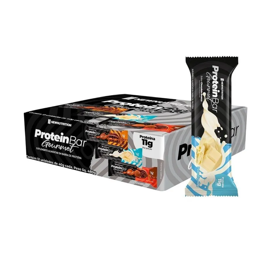 NewNutrition Barra Proteica Gourmet - 12 Unidade 40g — foto 5