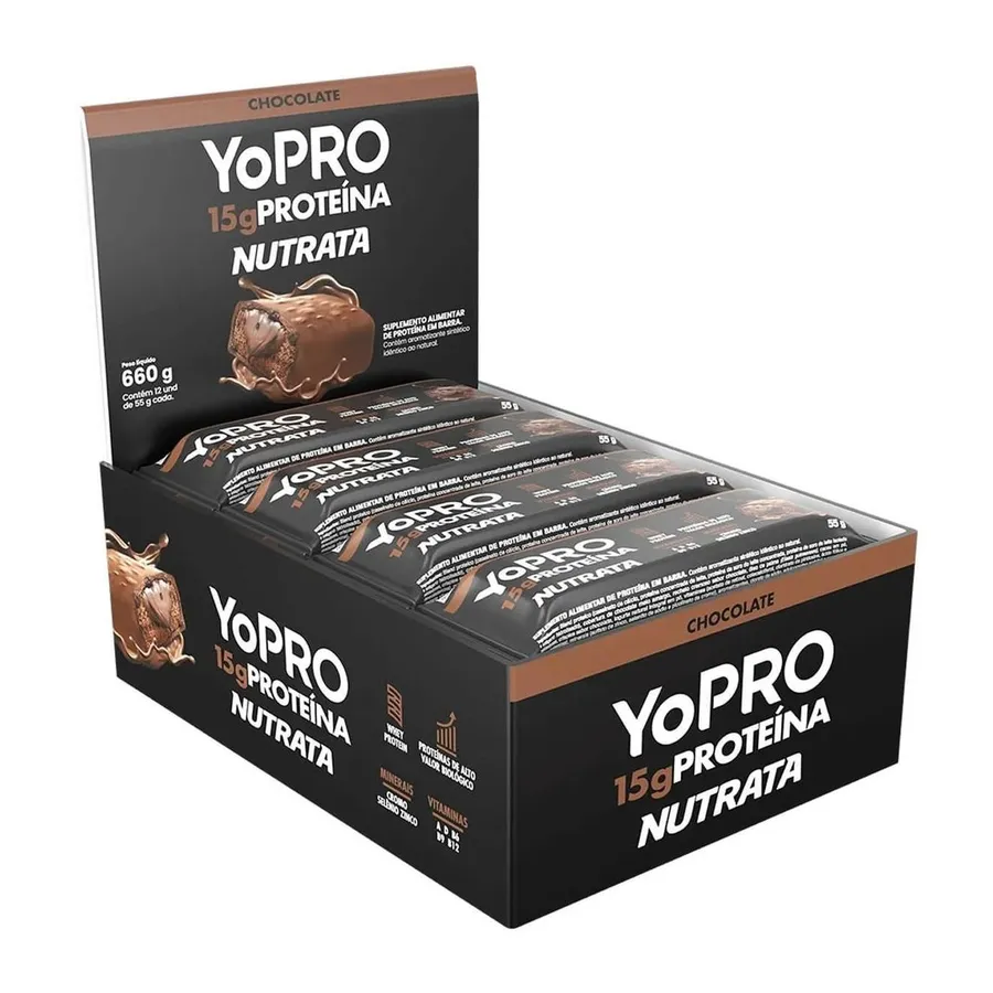 Nutrata YoPRO - 12 Barras 55g — foto 4
