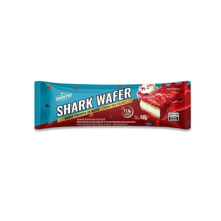 Shark Pro Shark Wafer - 12 Barras Red Velvet 50g — foto 2