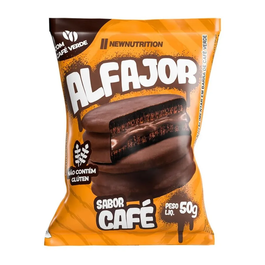 NewNutrition Alfajor - 12 Unidades Café 50g — foto 2