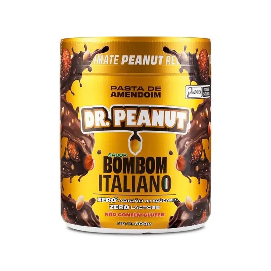 Dr. Peanut Pasta de Amendoim - Bombom Italiano 600g